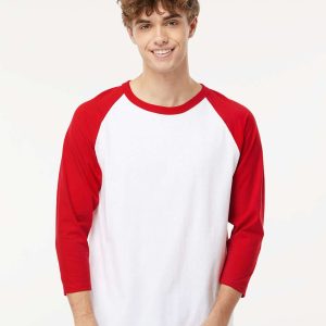 Raglan Three-Quarter Sleeve Baseball T-Shirt - 5540