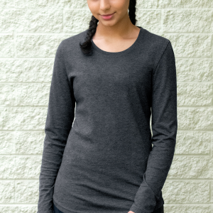 ATC™ EUROSPUN® RING SPUN LONG SLEEVE LADIES' TEE. ATC8015L