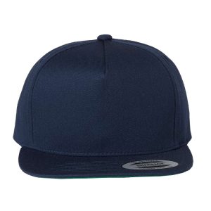 Five-Panel Cotton Twill Snapback Cap - 6007