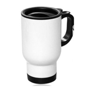 White Travel Mug